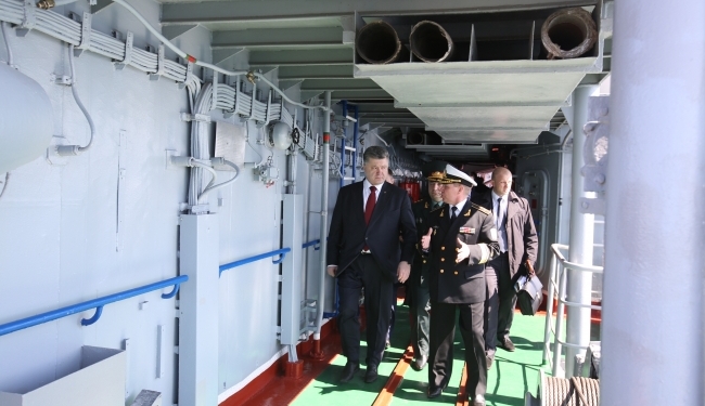 Выступление Президента во время встречи с моряками на фрегате «Гетман Сагайдачный»