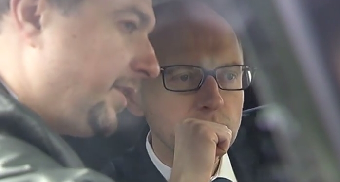 Яценюк протестировал новые оперативные машины для новой патрульной службы