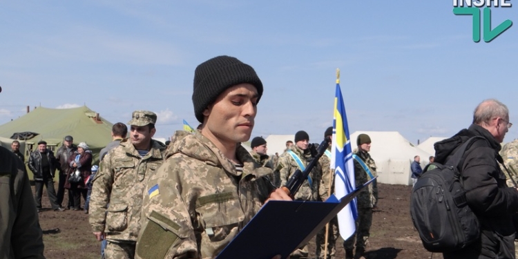 На Николаевщине 181 морской пехотинец поклялся в верности народу Украины