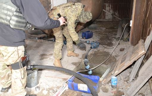 СБУ ликвидировала контрабандный нефтепровод из России в зоне АТО