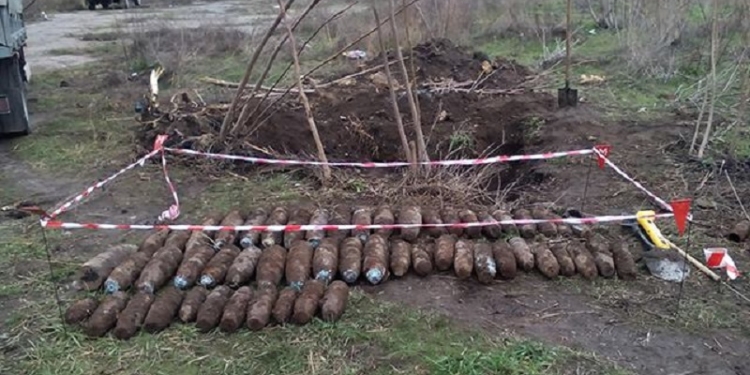 Как грибы после дождя: в Ракетной Роще обнаружены артснаряды и минометные мины – всего 54 штуки