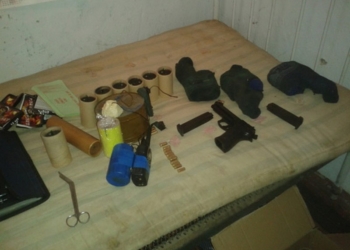 Разнообразные интересы – арбалет со стрелами, три пистолета, винтовка и 40 взрывчатых устройств: в Николаевской области обнаружили арсенал оружия