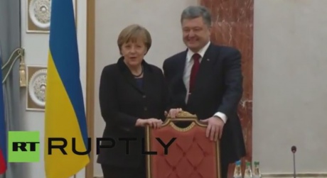 Меркель и Порошенко: Выполнение минских соглашений идет трудно 1