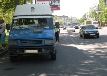 В Николаеве задержали пьяного водителя маршрутки «Ракетное урочище – Октябрьское» с пассажирами на борту