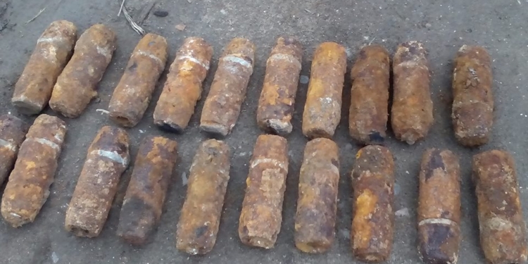 Пиротехники обезвредили 25 взрывоопасных предметов, найденных в Николаеве