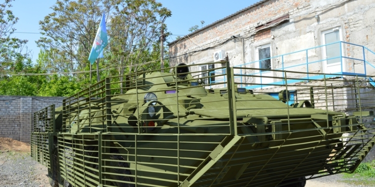 Николаевский тепловозоремонтный завод отремонтировал «юбилейный» – 50-й по счету – БТР