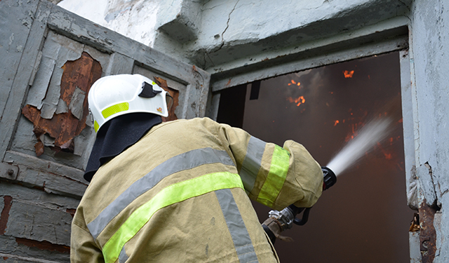 Большой пожар на Косиора