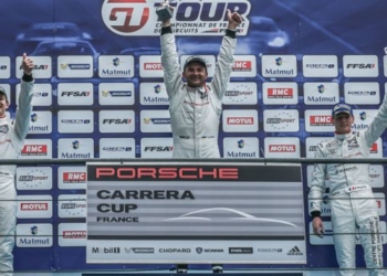Украинский гонщик одержал историческую победу в Porsche Carrera Cup