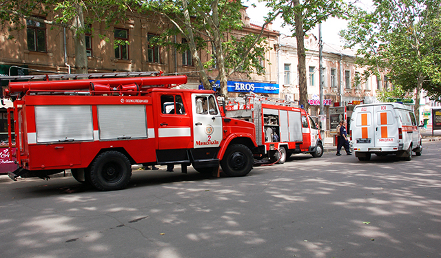 Пожар на Советской. Горело кафе