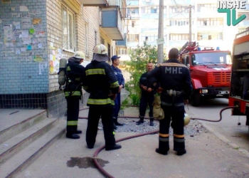 Отсутствие лифта – это не вся беда: на пр.Ленина, 148 загорелся мусор в шахте лифта (добавлено фото)