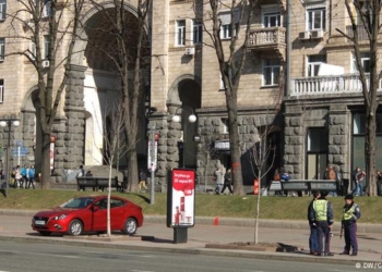 В Киеве прогремели взрывы у отделений Сбербанка России