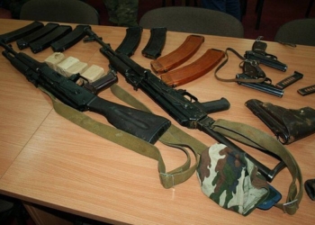 СБУ в Харькове задержала троих диверсантов с огромным арсеналом оружия