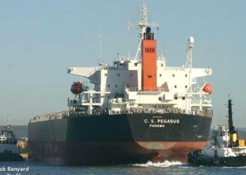 Лоцманская проводка повышенной сложности: балкер «Glory Pegasus» проведен по БДЛК и поставлен на ремонт в док николаевского завода «Океан»