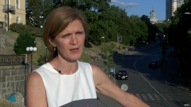 Саманта Пауэр: из России в Донбасс идет поток оружия