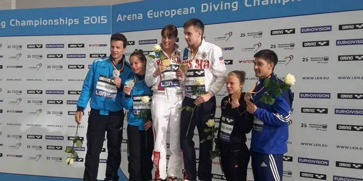 Прыжки в воду: первые медали на чемпионате Европы в Ростоке – у николаевца Кваши и киевлянки Прокопчук