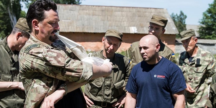 Бойцы Николаевского полка Нацгвардии и медикаменты получили, и знания по медподготовке освежили