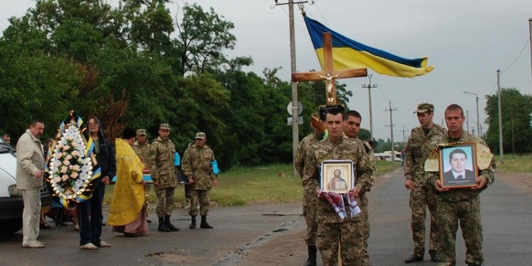 В Вознесенске попрощались с уже четвертым погибшим в АТО патриотом
