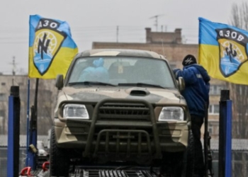 В Мариуполе разбилось авто с военными, пострадали два человека