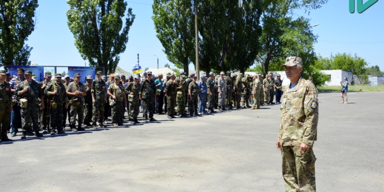 На Николаевщине пять сотен бойцов 11-го стрелкового батальона ТРО приступили к командно-штабным учениям