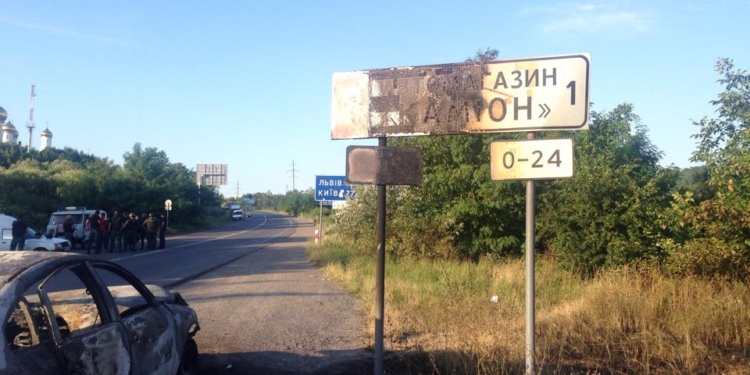 Мустафа Найем передает из Мукачево