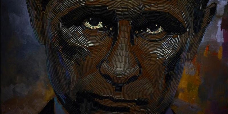 «Лицо Войны»: украинская художница создала портрет Путина… из гильз