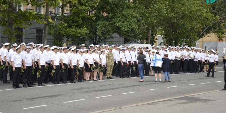 В Николаеве скромно отметили День Военно-Морских Сил
