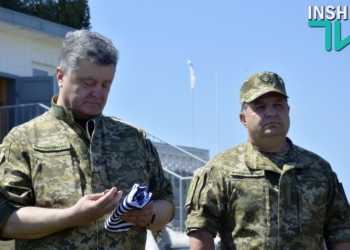 Президент морпехам – технику и награды, они ему – тельняшку: 36-я ОБр прямо с «Широкого Лана» отправилась в зону АТО