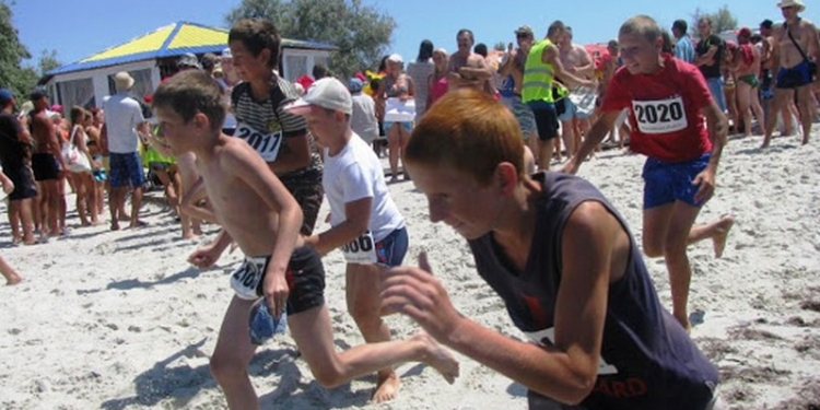 На Кинбурнской косе прошел традиционный «Ахиллов забег»