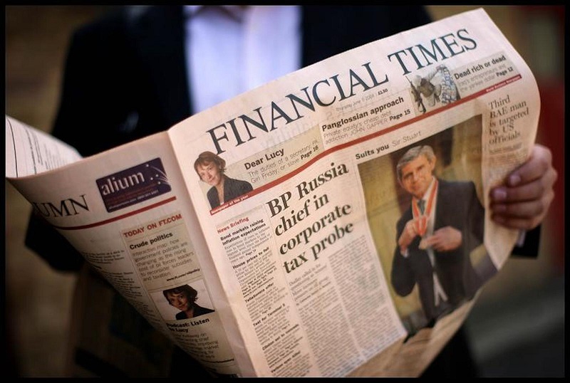 Японская Nikkei покупает газету Financial Times за $1,3 млрд 1