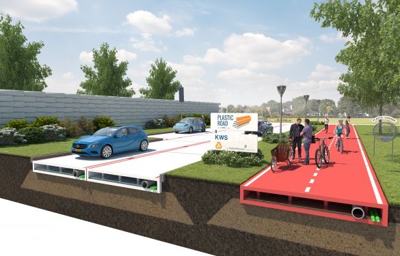 Дороги будущего: в Голландии придумали, как строить автодороги из пластика