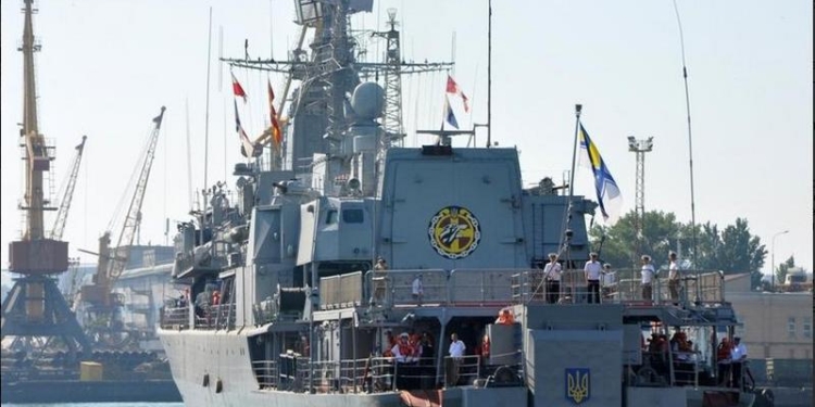 Фрегат «Гетман Сагайдачный» завершил участие в международных учениях у берегов Румынии и вернулся в Одессу