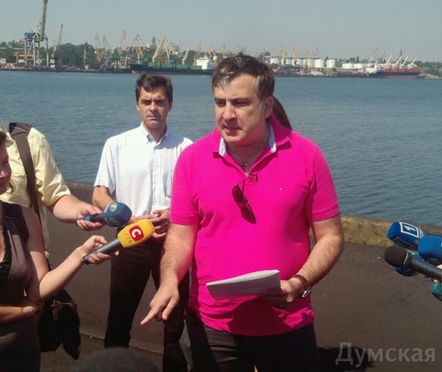 Саакашвили приехал в Ильичевск менять руководство порта: Крук и профсоюзы собирают акцию протеста 1
