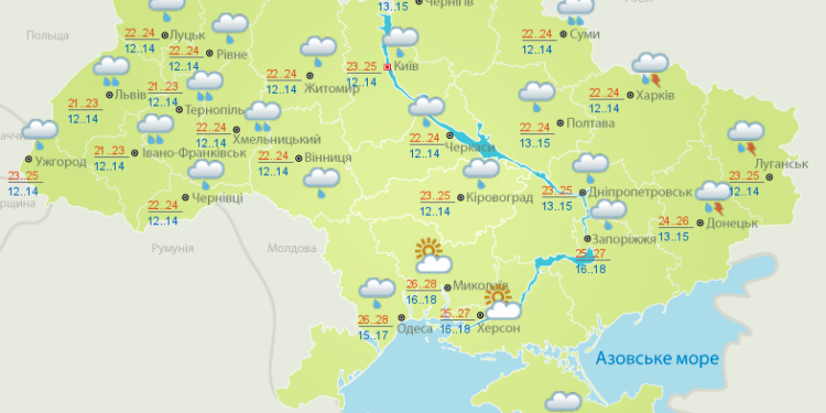 Погода на завтра: на всей территории Украины дожди