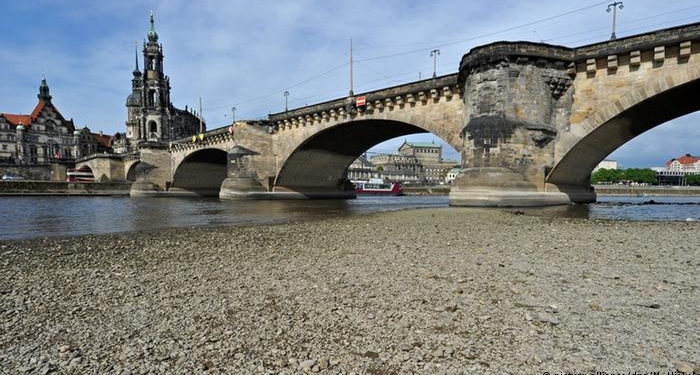 В Германии засуха стала причиной приостановки речного судоходства