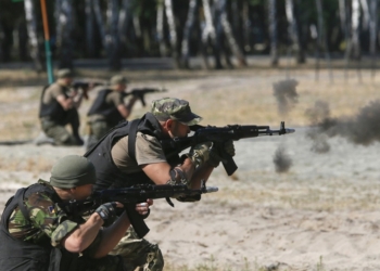Части оперативного командования «Південь» проходят слаживание на полигоне в Николаевской области