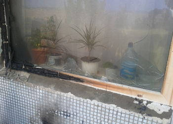 В Николаеве на Вокзальной в 9-этажке горели сразу три балкона