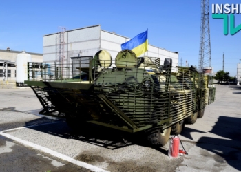 Южноукраинские волонтеры-атомщики и БФ «Миротворець» модернизировали для 79-й НОАМБр БТР-70