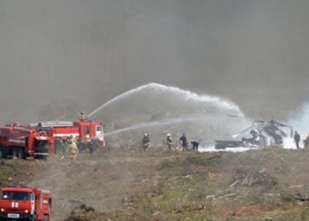 Военный вертолет группы “Беркуты” разбился на авиашоу в России