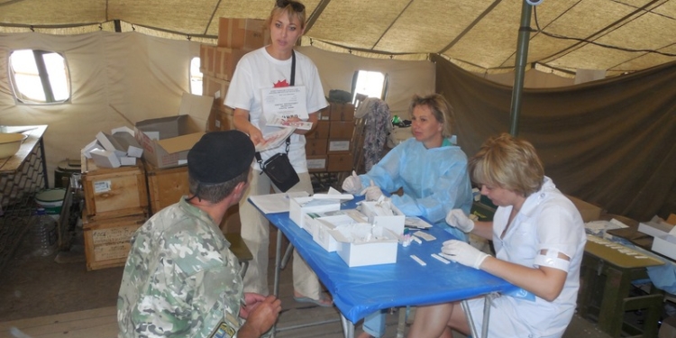 В Николаевской области на вирусный гепатит С протестировали вернувшихся из зоны АТО военнослужащих