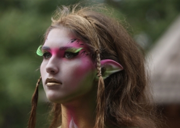 В Киевском парке прошел парад раскрашенных тел