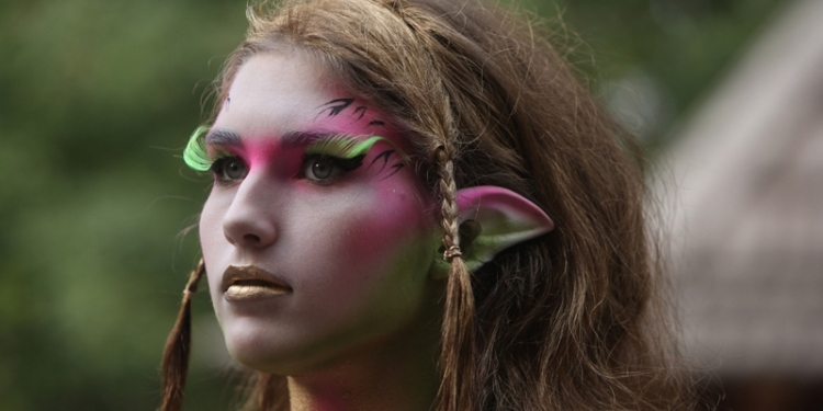 В Киевском парке прошел парад раскрашенных тел