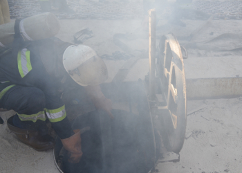 На ЧСЗ возник пожар в канале промышленных трубопроводов