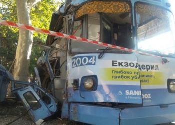 В Одессе троллейбус с пассажирами столкнулся с деревом: пострадали более 10 человек