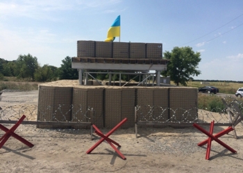 В Днепропетровской области установили два натовских блокпоста