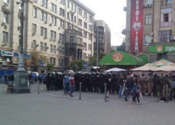 За драку в Киеве задержаны 13 футбольных фанатов
