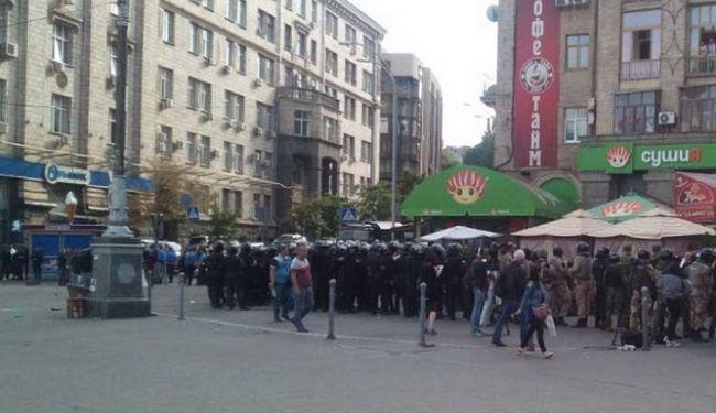 За драку в Киеве задержаны 13 футбольных фанатов