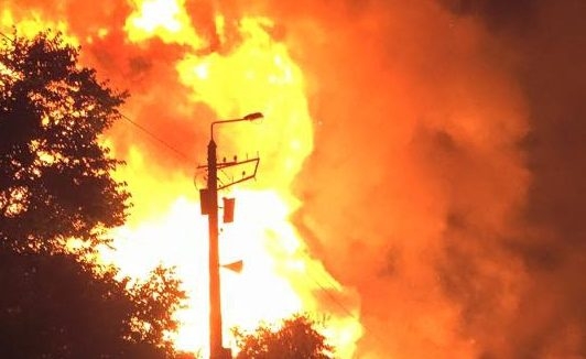 Очередной взрыв и пожар в Одессе