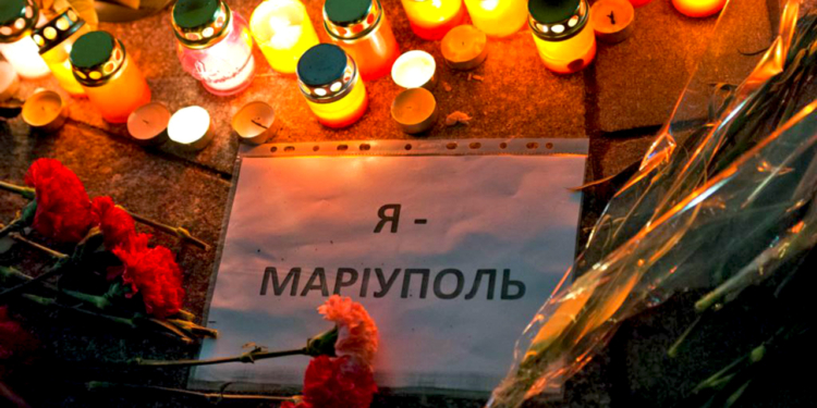 Окрестности Мариуполя после обстрела. Сегодня в городе день траура