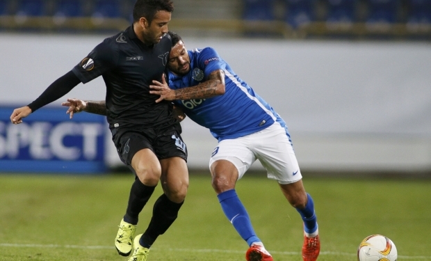 “Днепр” сыграл вничью с “Лацио” в матче Лиги Европы