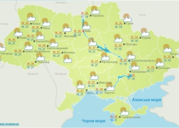 Завтра в Украине будет жарко и солнечно